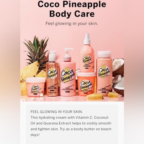 ************SOLD********VS PINK Coco 🥥 Pineapple 🍍 10 Piece Bundle ~Rare & HTF - Picture 2 of 2